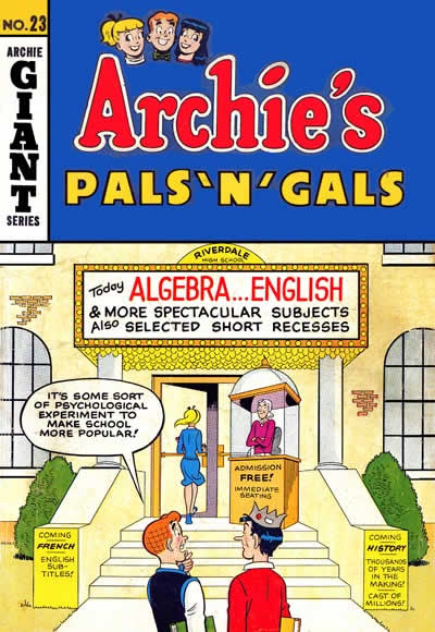 Archie Pals n Gals No 23 Cover